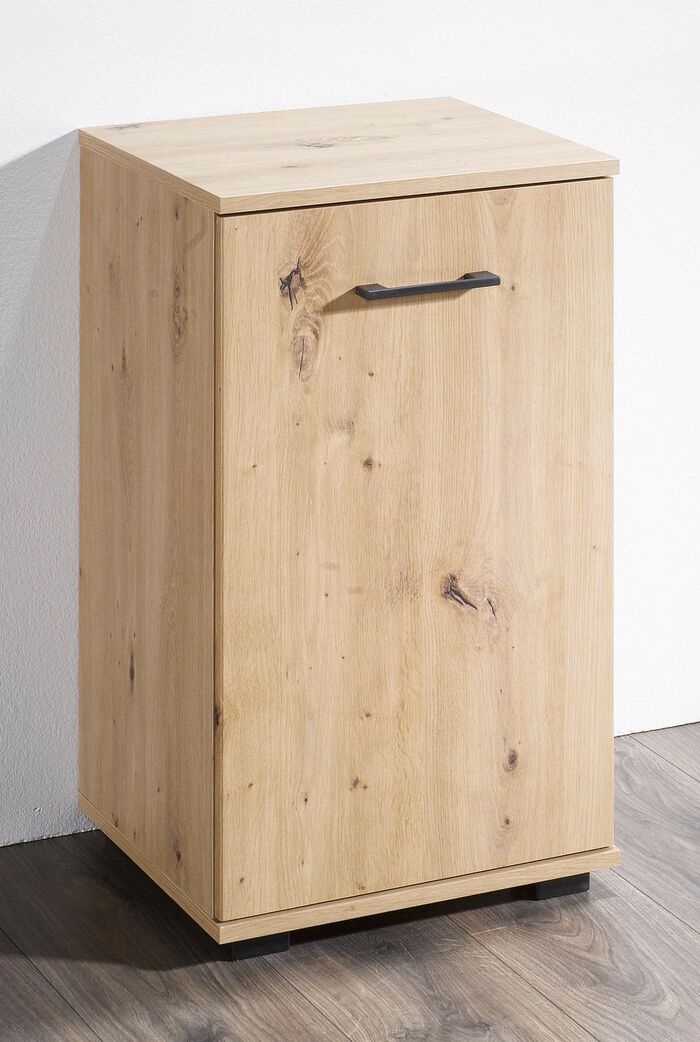 Ladekast, 1 deur, in hoogwaardig, stabiel ontwerp AMBACHTELIJK EIK