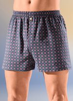 Set van vier boxershorts met elastische tailleband 