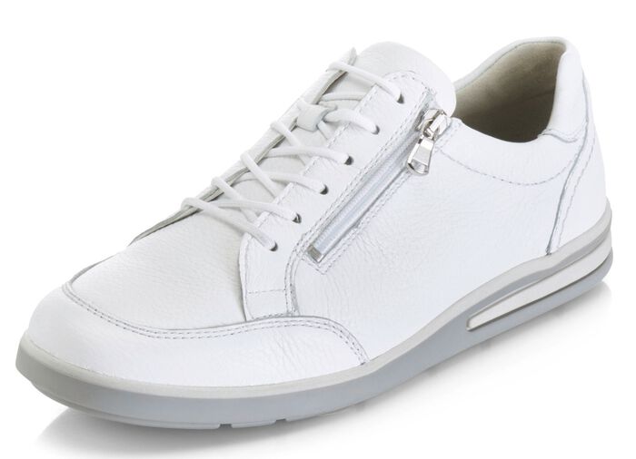 Ranger veterschoen gemaakt van hoogwaardig hertenleer WIT