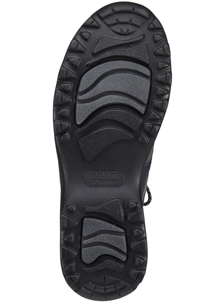 Waldl&auml;ufer, sportieve dames veterschoenen, breedte H, met uitneembaar voetbed MARINE-GRIJS