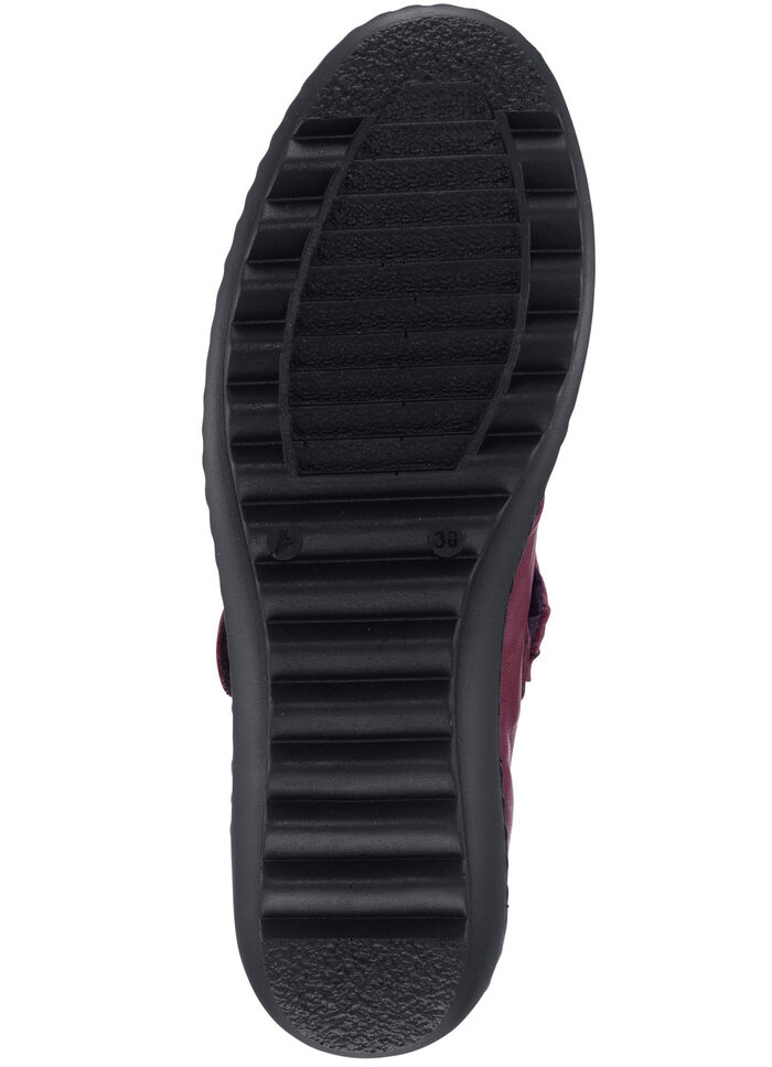 Gemini pantoffels gemaakt van rundnappaleer BORDEAUX