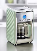 Ariete koffiezetapparaat met glazen kan en permanent filter GROEN
