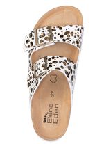 ELENA EDEN, trendy damesmuiltjes, breedte H, met klittenbandsluiting 