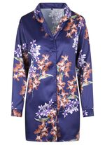 LingaDore nachtjapon met bloemdessin 
