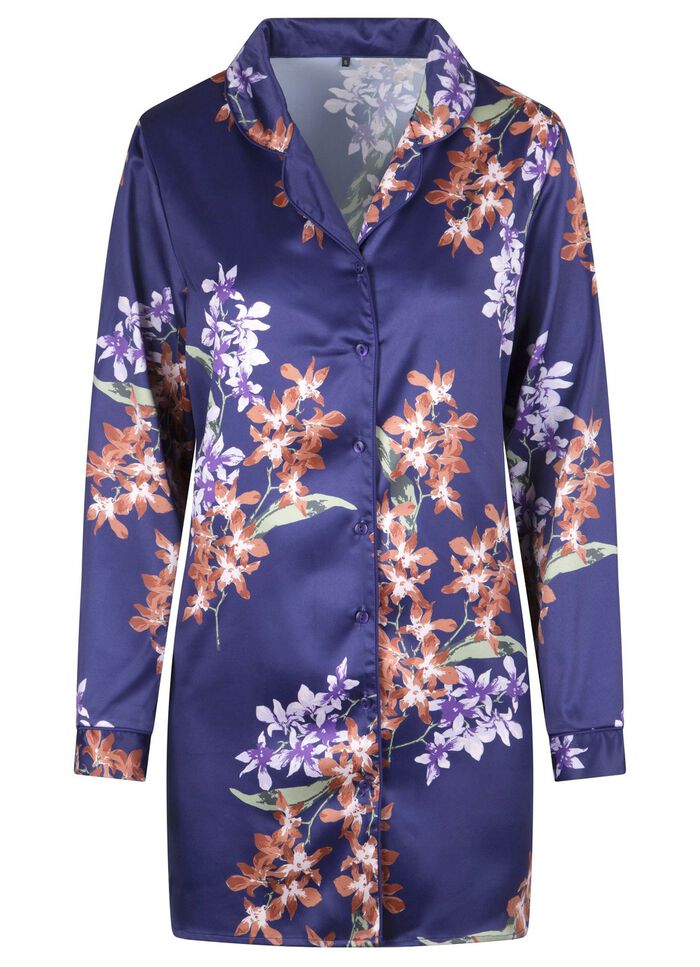 LingaDore nachtjapon met bloemdessin 