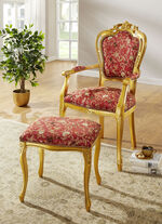 Zitting met massief beukenhouten frame ROODGOUD