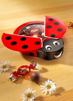 Melkchocoladegeschenkbox 'Lieveheersbeestje' 