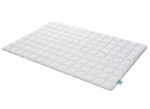 Beddengoedassortiment van ventilatoren gemaakt van puur natuurlijke materialen WIT