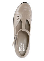 ELENA EDEN, chique damespumps, breedte H, gemaakt van leer BEIGE