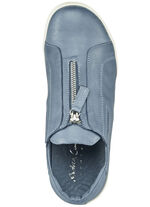 Andrea Conti pantoffels met praktische ritssluiting BLAUW