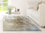 Combinatiesterke bruggen en tapijten met vlakke pool GEEL-BLAUW