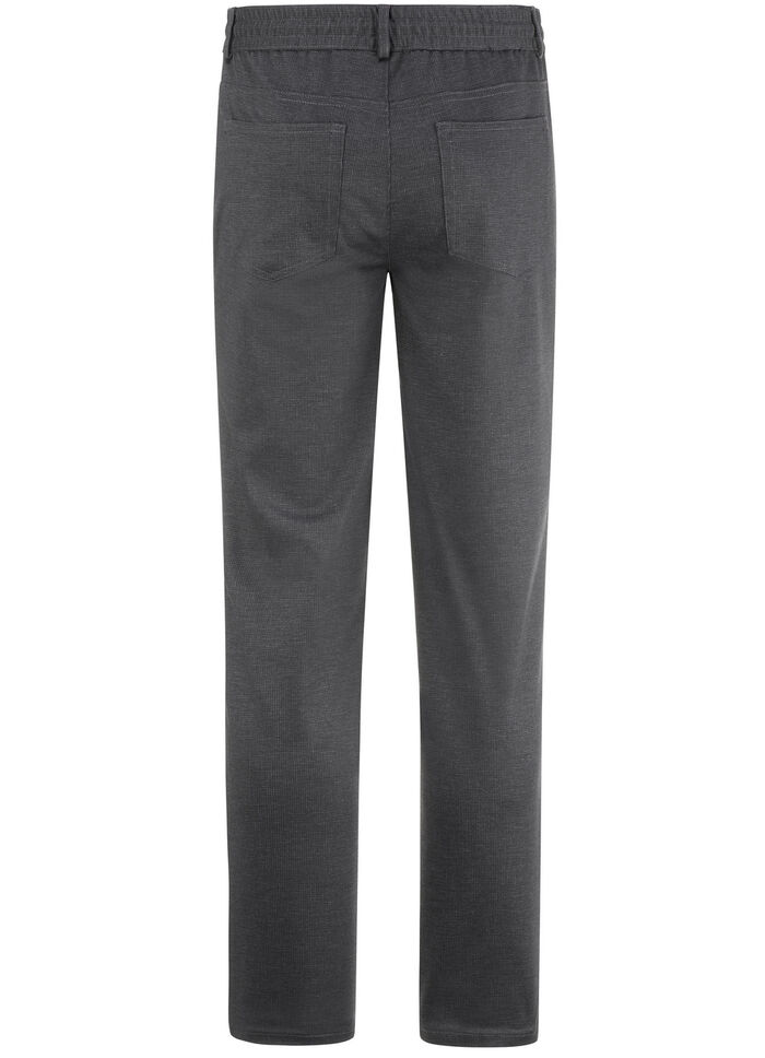 Superstretch broek ANTRACIET GEMÊLEERD