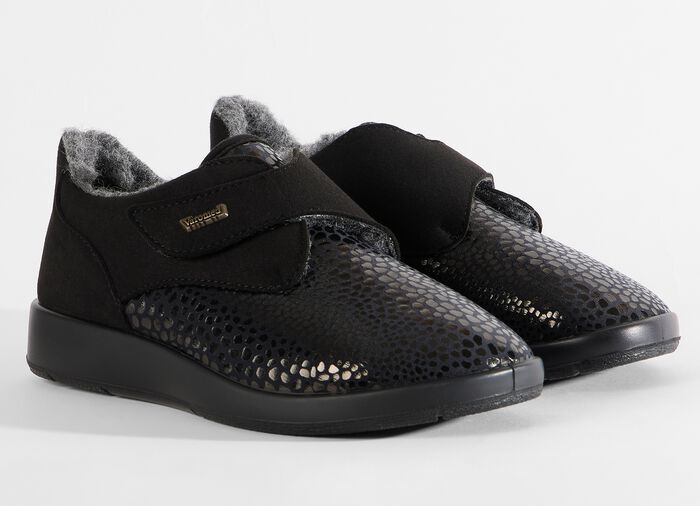 Florett lage schoen met klittenband voor dames en heren 