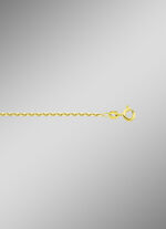 Diamantgeplateerde gouden ankerketting 