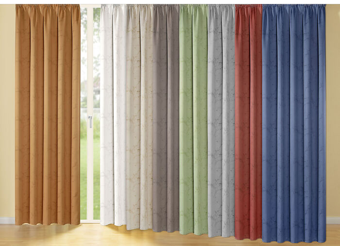 Ondoorzichtige verduisterende sjaal met ruchesband BEIGE