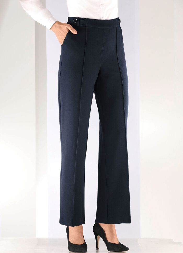 Broeken in modieuze breedte 