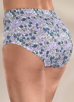 Set van vier slips met een harmonieus bloemdessin 