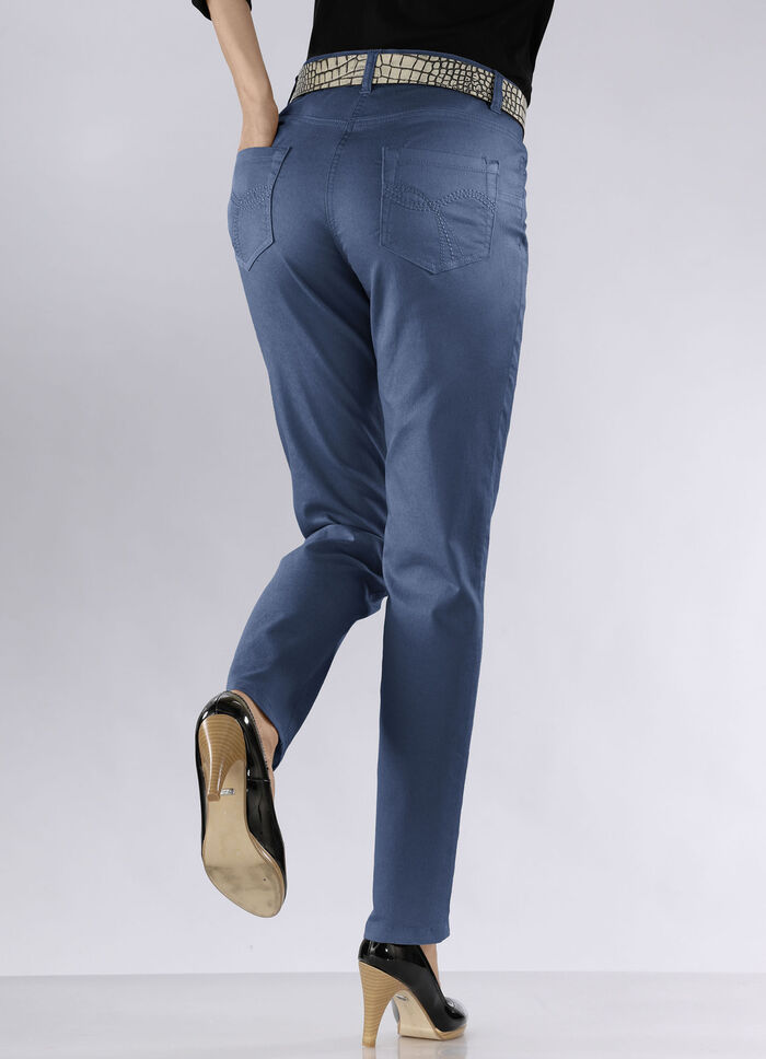 Power-stretch-jeans JEANSBLAUW
