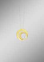 Edele hanger met diamant 