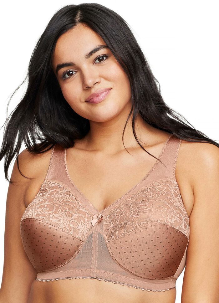 Glamorise ondersteunende bh met kant 