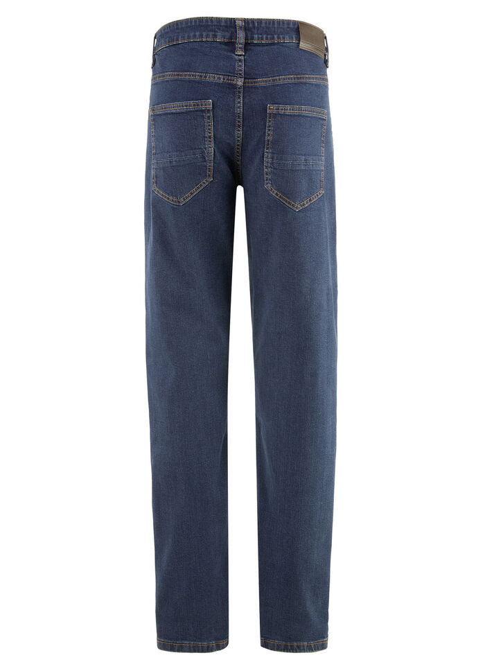 Modieuze jeans in 3 kleuren DUNKELJEANS