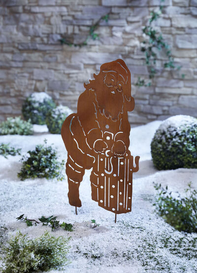 Decoratief silhouet "kerstman 