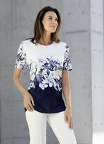 Stijlvol shirt met strass-letters 