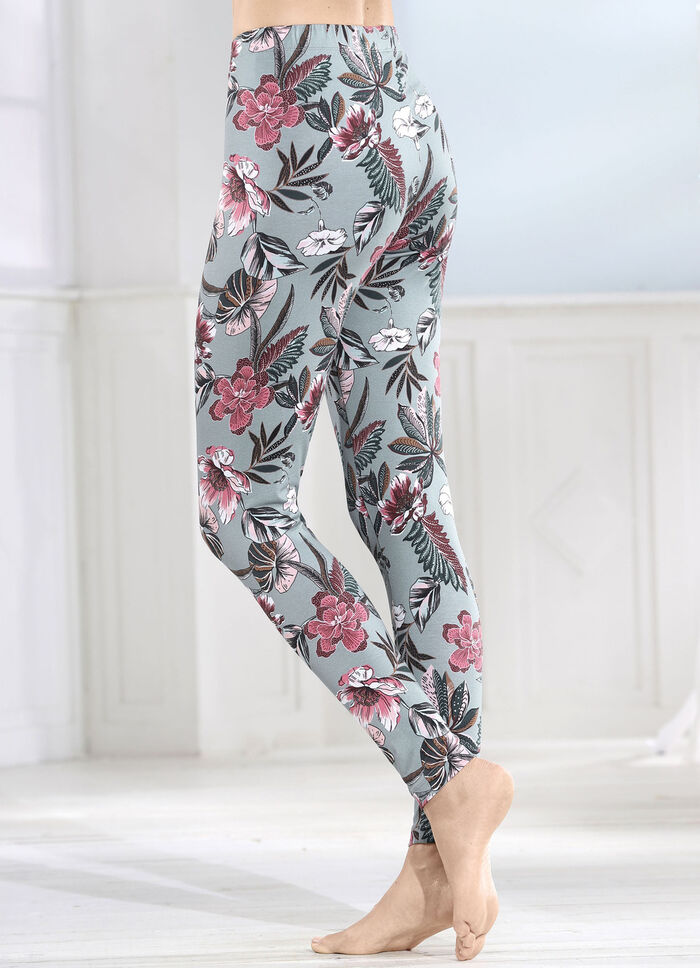 Laurina two-pack leggings met comfortabele elastische tailleband 