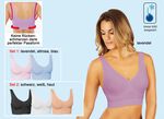 Feel-good bh, set van 3 ROZE-LAVENDEL-BLAUW