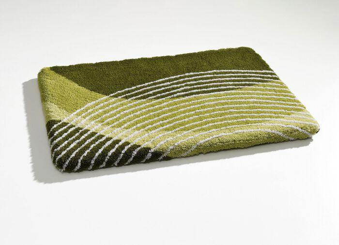 Badkamerset van Kleine Wolke met latex achterkant GROEN