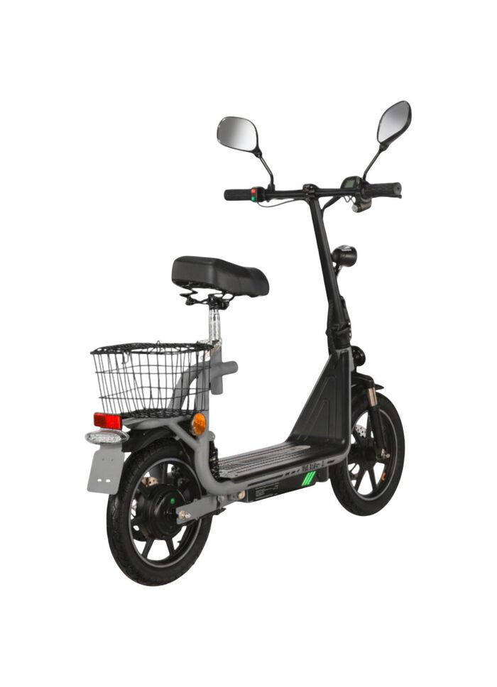 De compacte elektrische scooter voor dagelijks gebruik en vrije tijd GRIJS