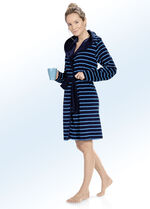 Badjas van Laurina BLAUW-TURQUOISE