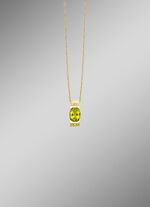 Stralende natuurlijkheid &ndash; hanger met peridoot en diamanten 