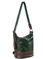 Tas Laurina van hoogwaardig kalfsnappaleer DENNENGROEN