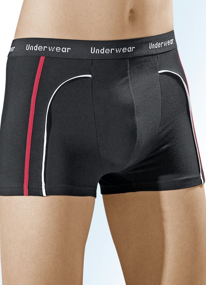 Set van drie broeken met elastische tailleband 
