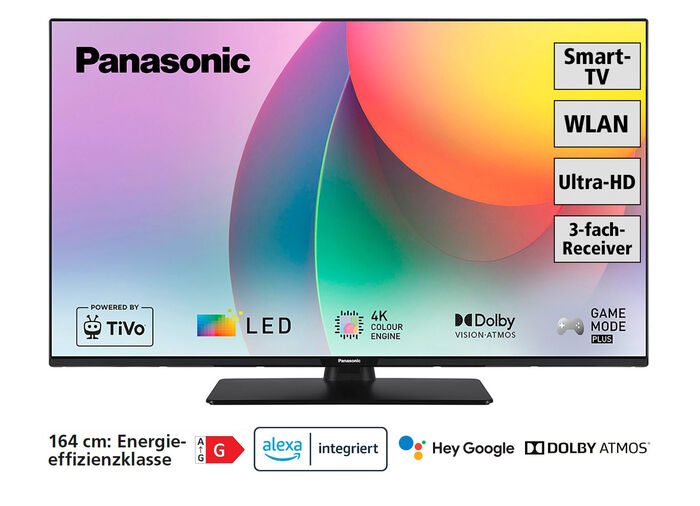 4K Ultra HD LED-TV, 43" ZWART