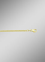 3-strengs gouden gevlochten ketting 