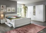 Slaapkamerprogramma met comfortabele bedden WIT