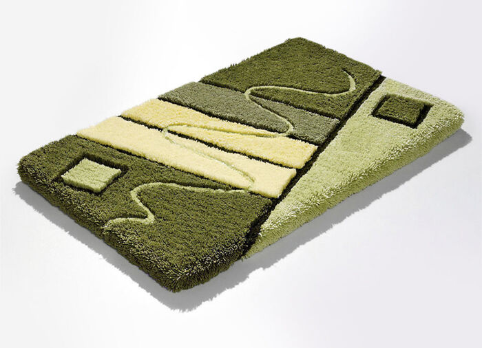 Handgemaakte badkamerset in harmonieuze kleuren GROEN