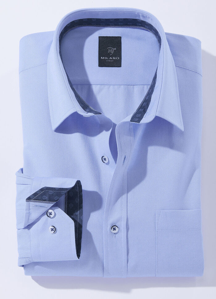 Shirt "Milano Italy" in 4 kleuren BLAUW