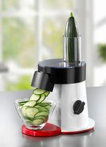 Multigrater - snel en eenvoudig raspen, plakjes en reepjes snijden 