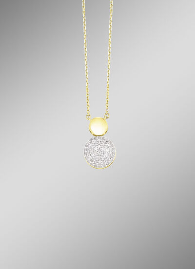 Prachtige ketting met 60 diamanten 