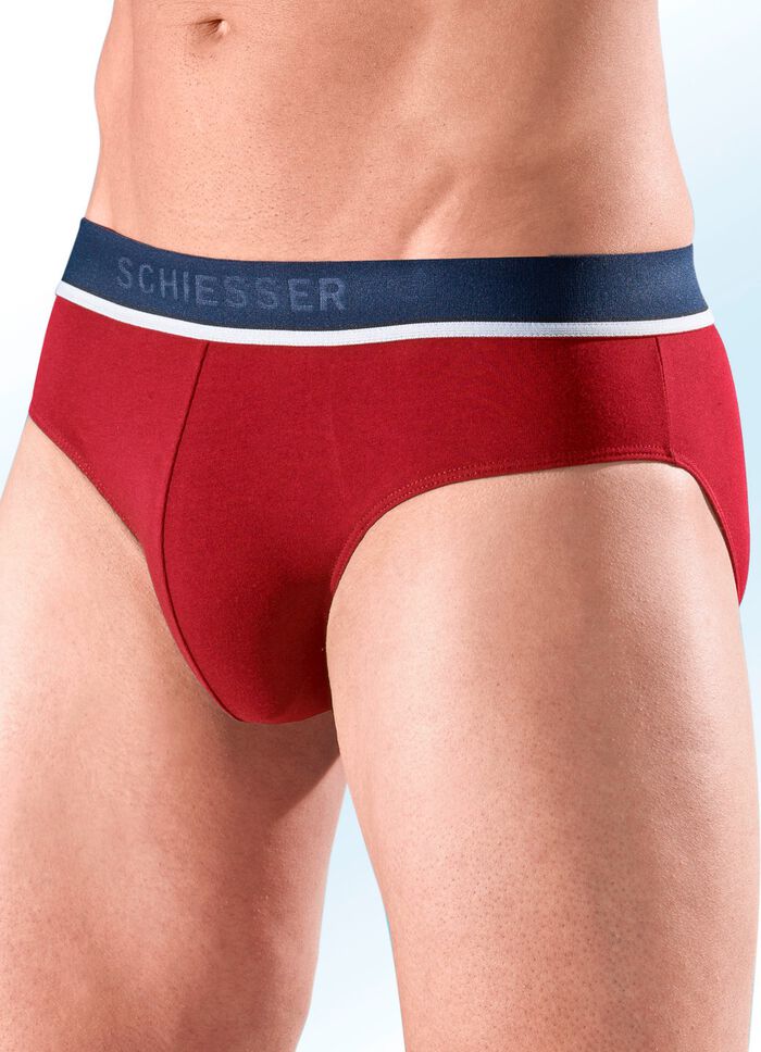 Schiesser set van drie slips van fijne jersey 