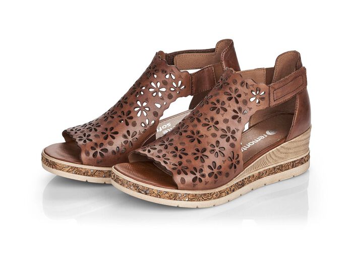 Sandaal met klittenbandsluiting 