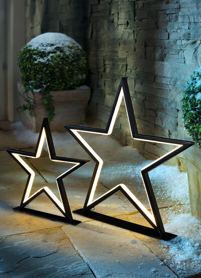 Metalen led-ster 