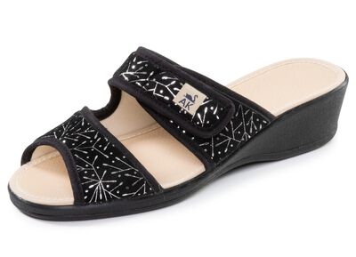 Lichtgewicht damesmuiltjes met klittenbandsluiting 