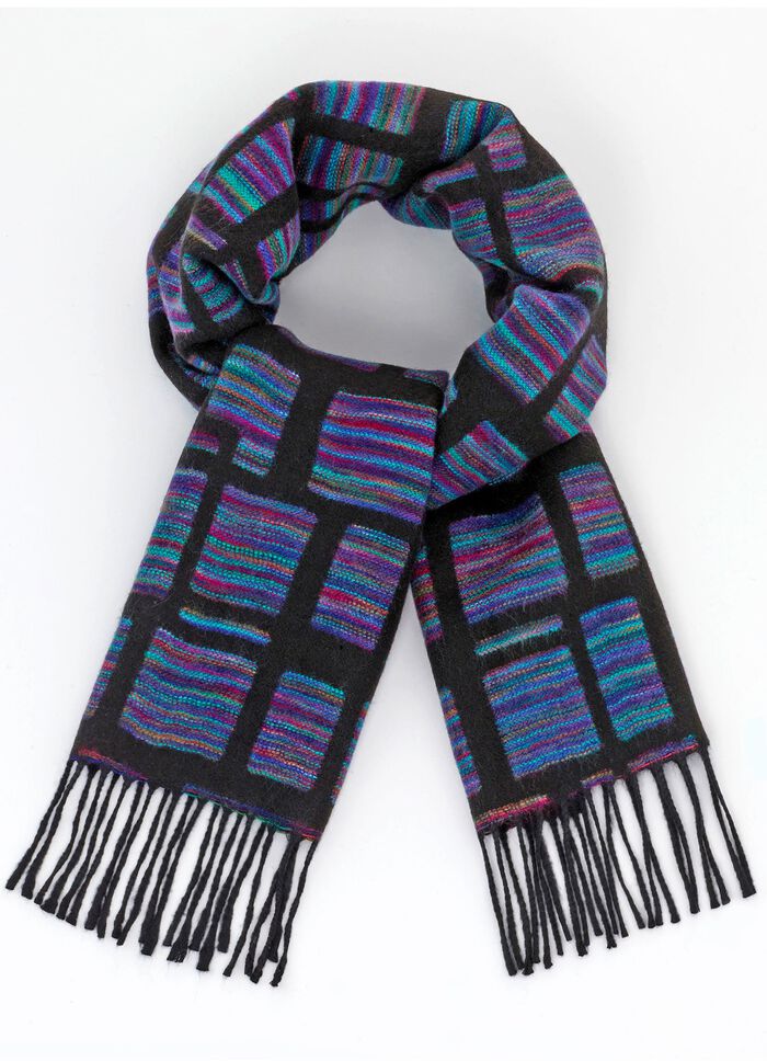 Sjaal met een interessant ontwerp 