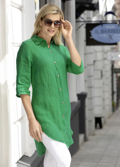 Lange linnen blouse 