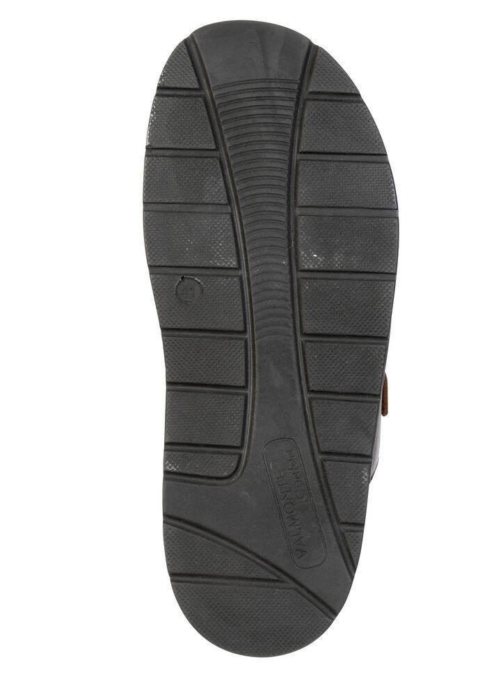 GINO GALANTE, klassieke herenklompen, gemaakt van leer KASTANIE