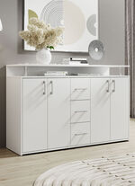 Stijlvol highboard WIT